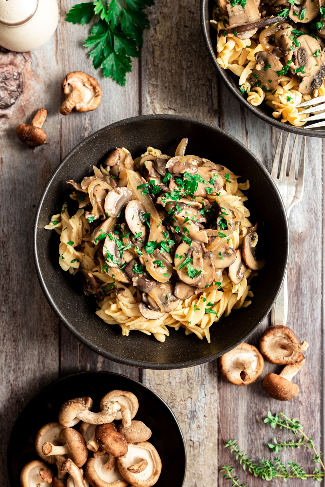 Vegan Gluten Free Mushroom Stroganoff